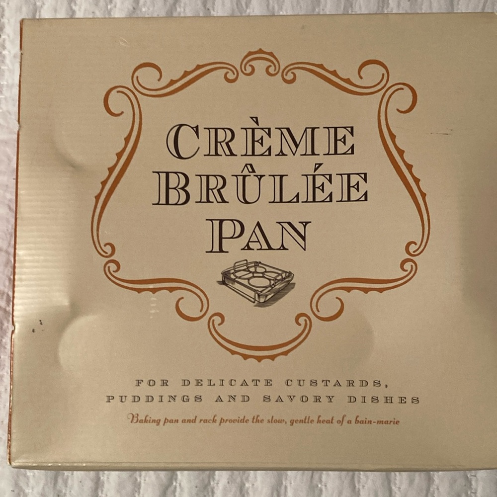 NIB Williams Sonoma Crème Brûlée Pan.
